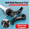 Angle Type Half Axle Disassembly Tool 14mm Crowbar Adapter Head Ratchet 1/2”Ratchet Wrench Compact Pry Bar Repair Tool