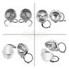 Chrome Motorcycle ABS Retro Passing Driving Headlight Fog Light For Harley Bobber Chopper Cruisers Touring Custom