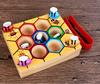 Klammer Biene zum Bienenstock Zuordnungsspiel, Montessori Farbzuordnungs-Puzzle, Feinmotorik-Spielzeug, Frühes Bildungsgeschenk-Spielzeug