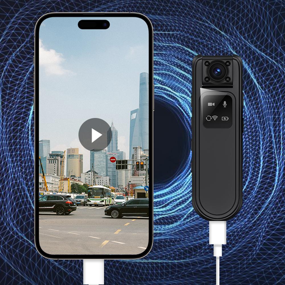 HD 2K Wearable Police Body Cam Mini Camera Infrared Night Vision WiFi Motorcycle Bike Car DVR for Security Guard Law Enforcement