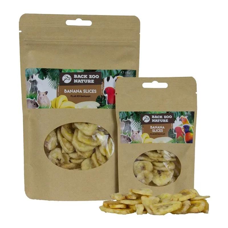 Back Zoo Nature - Suszone Kawałki Banana Dla Papug 35G
