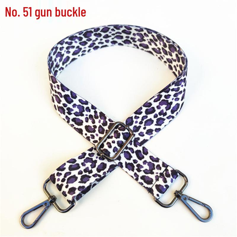 Colorful Ethnic Leopard Print Crossbody Bag Strap - Extended & Widened Replacement for Women's Shoulder Bags