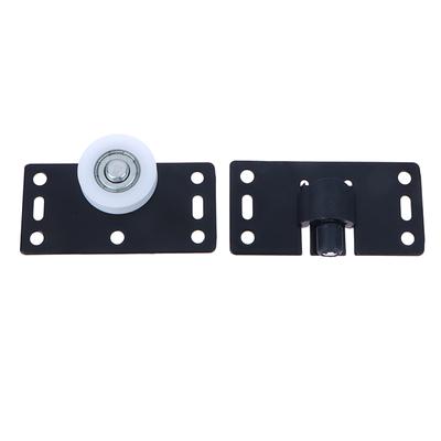 1 Set Tür Rollen Eisen Schiebetür Rad Schrank Nylon Pulley Hängen Rad