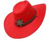 American western cowboy hat children's outdoor sunshade big brim riding hat showing face small retro sunscreen hat