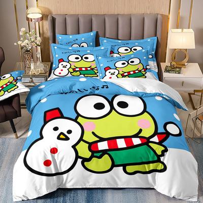 Cartoon Children'S Animation Bedding Three-Piece Set 3D Digital Printing Quilt Cover