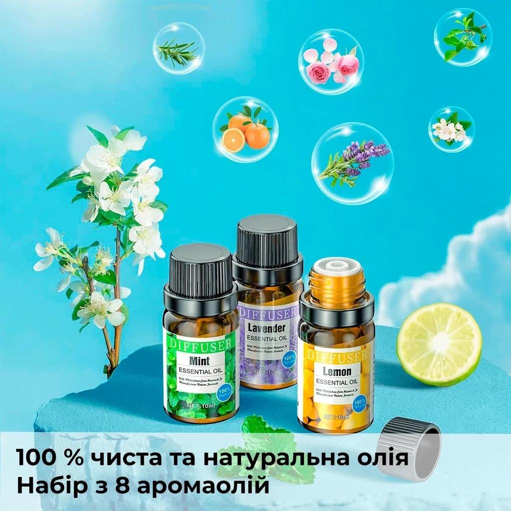 Aromadiffusor Nachtlicht Supretto mit einer Reihe ätherischer Öle (9069)