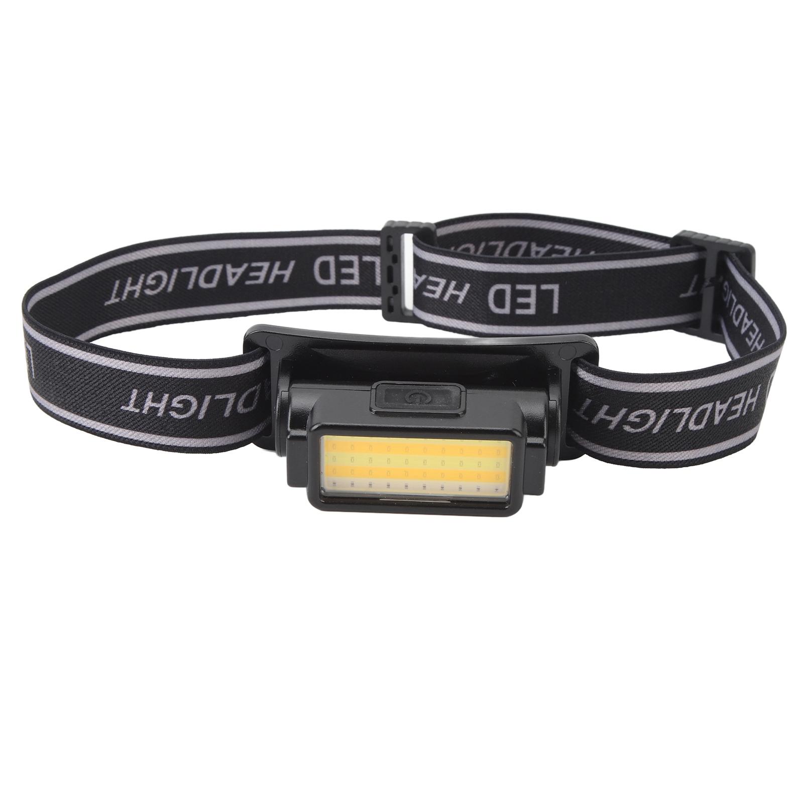 

Светодиодный налобный фонарь COB для кемпинга, пеших походов, налобный фонарь, перезаряжаемый, легкий, водонепроницаемый