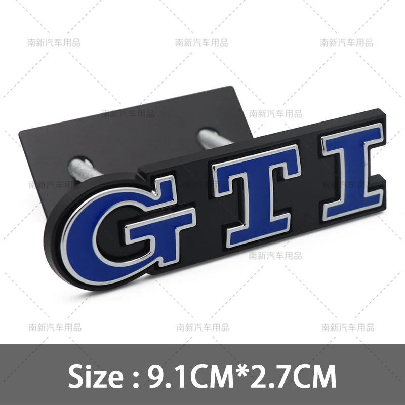 YKPSC1 3D Metal GTI Grill Emblem Badge Rear Trunk Decal Car Sticker for Volkswagen VW Golf 5 6 7 8 MK2 MK3 MK4 MK5 MK6 MK7 Accessories
