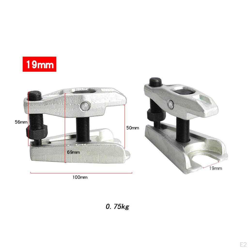 Tie Rod Puller Extractor, Ball Joint Separator Removal Tool 19mm Remover Splitter Metal Equipment