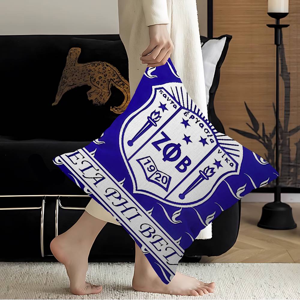 Zeta Phi Beta Pillow Gift Home Office Decoration Pillow Bedroom Sofa Car Cushion Coverpillow Case