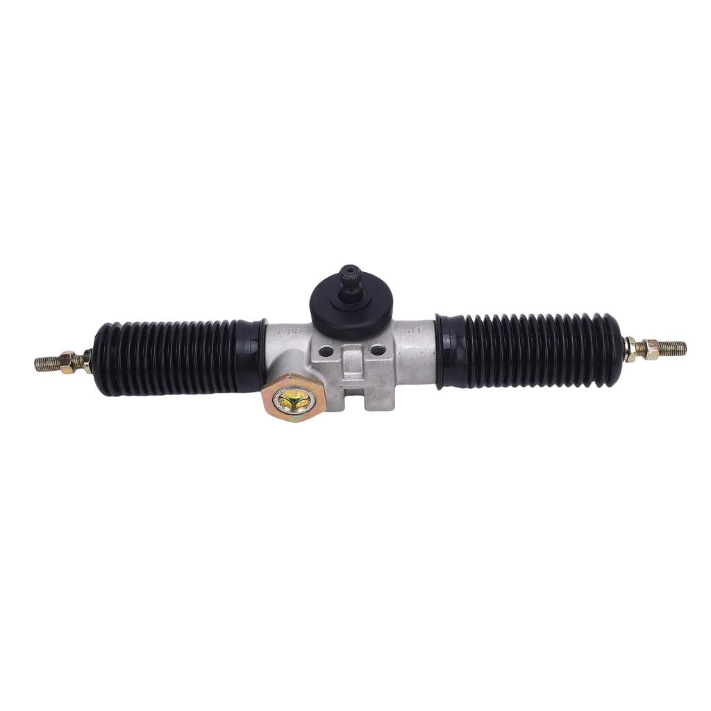 Power Steering Gear Rack Pinion Assembly 30T 420mm Long with Rubber Bushing for Go Kart ATV UTV Quad