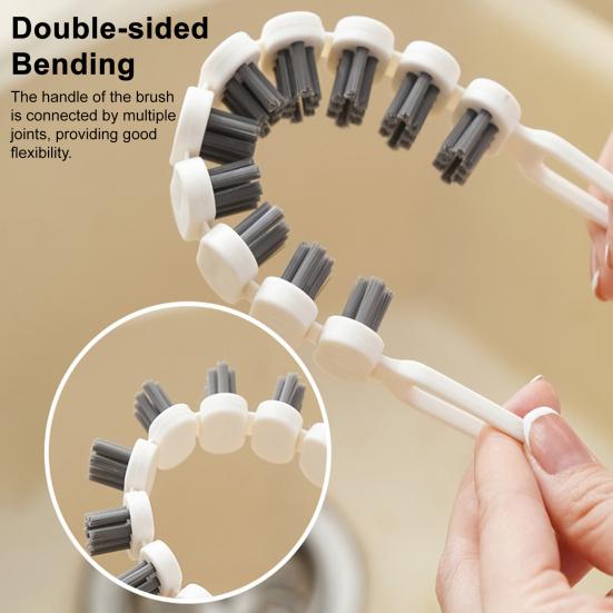 Brosse de Nettoyage Robinet Fissure Carrelage Évier Brosse avec Poils Doux Flexibles Nettoyeur d'Écart Étroit Fenêtre Rails Outil de Nettoyage