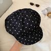 Japanese Niche Star Cloud Octagonal Hat Women'S Autumn Ins Versatile Beret Big Head Circumference Retro British Painter Hat