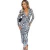 AX Paris Womens/Ladies Leopard Print V Neck Midi Dress
