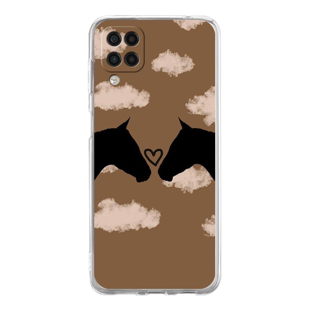 Animal Art Horse Phone Case For Samsung Galaxy A13 A33 A73 A53 A23 A51 A71 A21S A12 A31 A41 A05s A03S A15 A25 A32 5G Clear Cover