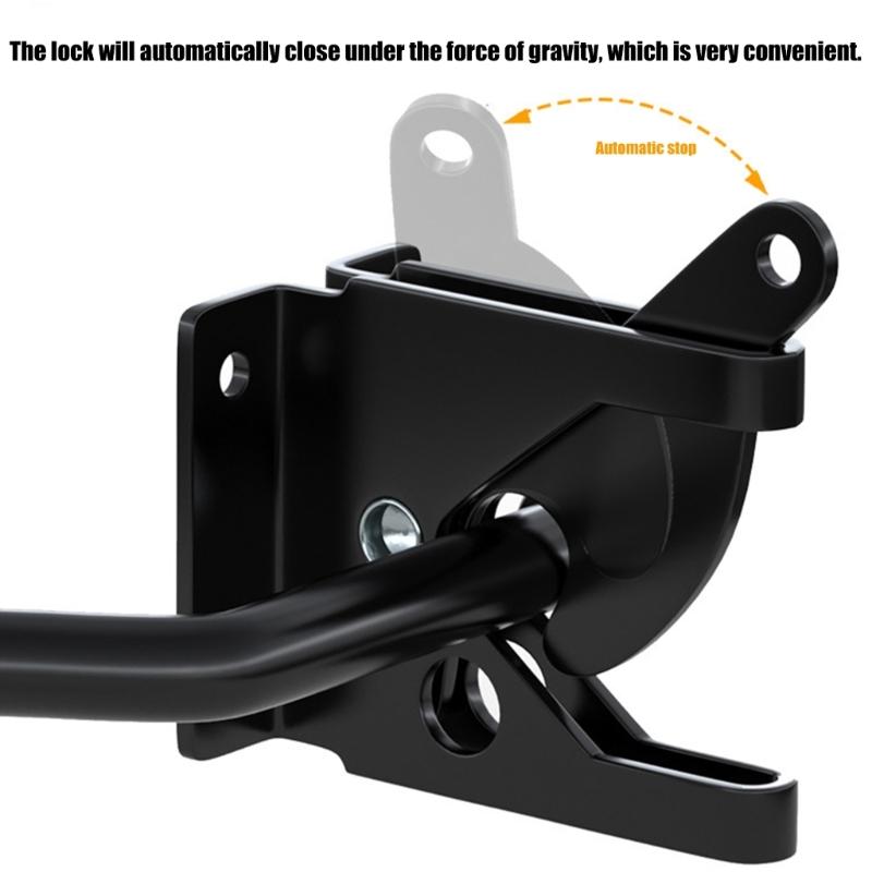 Easyly Install Anti Rusts Fence Fastener Weatherproofed Carbon Steel Latches For Patios Gate DIY Projects