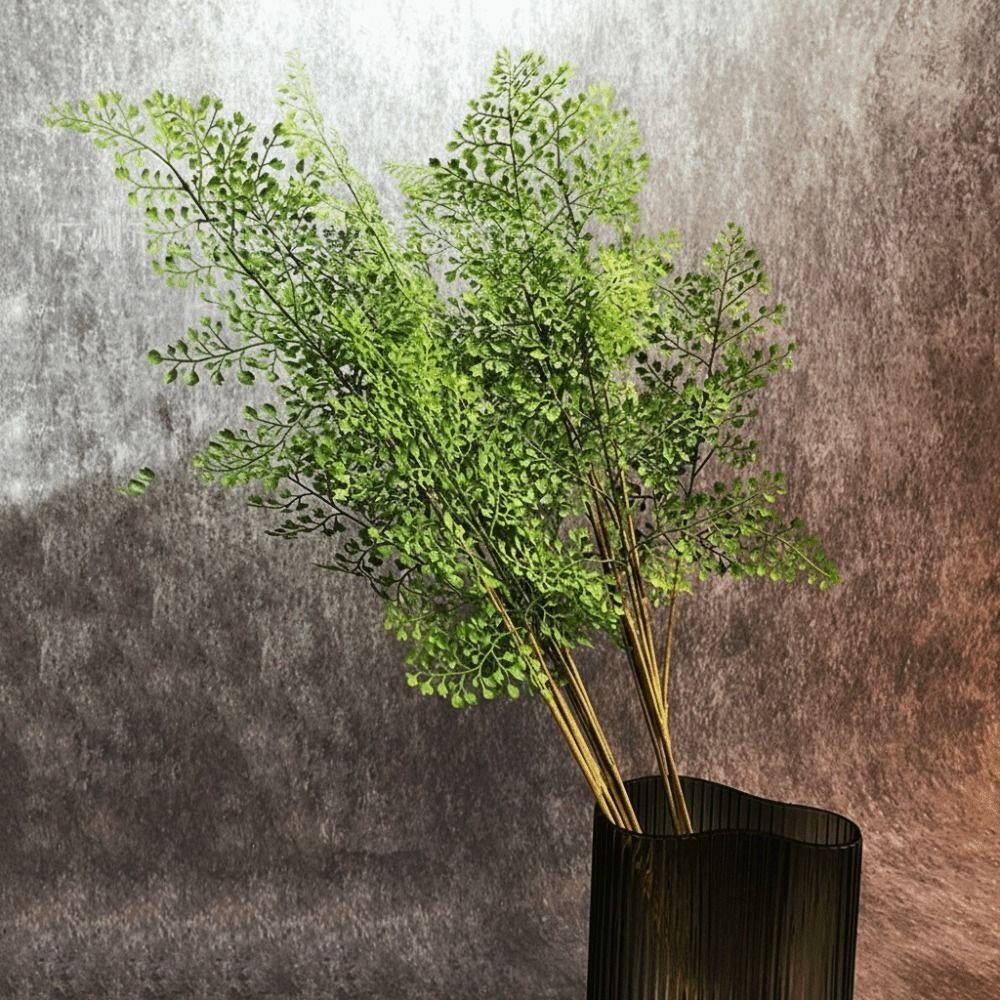 Real Touch Artificial Fern Plant Plastic Material Handmade Artificial Greenery Fern Elegant Design Artificial Pine Branch