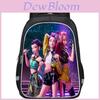 Kpop Demon Hunters Childrens Backpack With Breathable Oxford Fabric For School Use