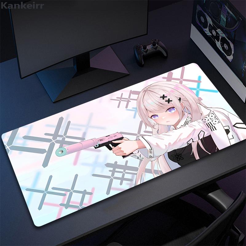 CSGO Anime Kawaii Pink Large Mouse Pad Gamer Mousepad Office Accessories for Deskmat Game Keyboard Pads Xcm Locking Edge Mat