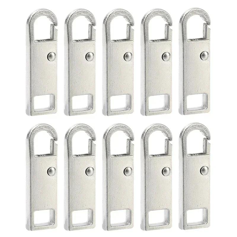 Universal Metal Zipper Puller Replacement Instant Repair Zipper Head Clothing Bags Luggage DIY Sewing Zipper Sliders Wholesale
