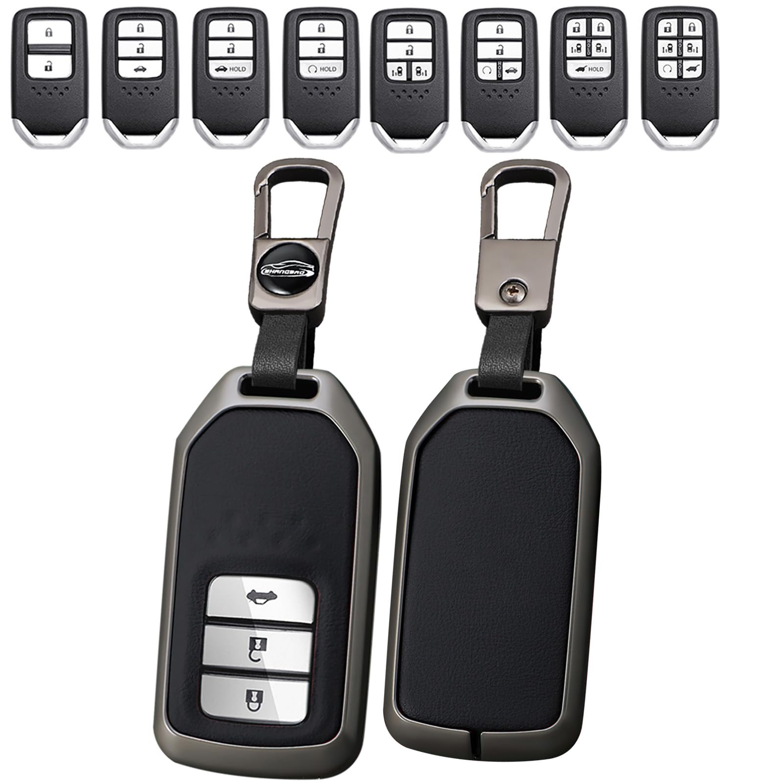 

TECART Honda Dedicated Key Case, Key Cover, Smart Key Case, Compatible with Honda, New чорний