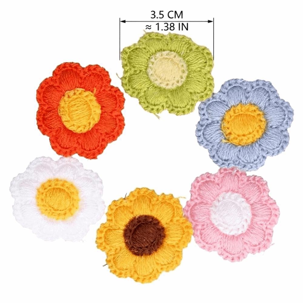 24pcs Elastic Dog Hair Tie Decorative Flower Hair Tie Fashion Dog Grooming Decor Outdoor Walking