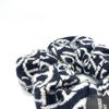 HERMES Claudia Chaine d'Ancrepattern hair accessories Shush Cashmere Black/White