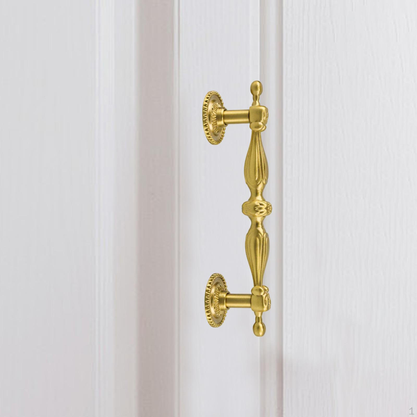 

Латунные ручки для шкафов, фурнитура в европейском стиле, гладкая Style E