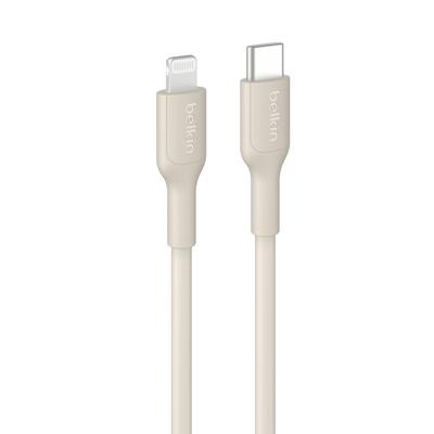 Belkin To Lightning CAA021fq1MSD USB-C Cable, PCR, 1m, Sand,