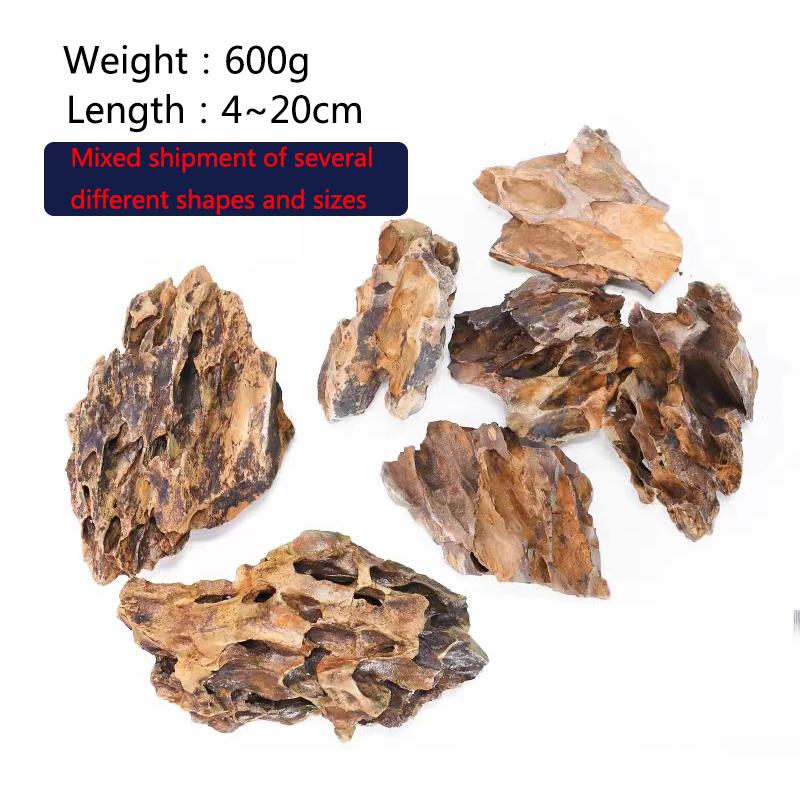 Натуральный камень для аквариума Скала Ландшафтный дизайн Аквариум Пористый сосновый камень Красивый пейзаж Хорошо для роста растений Different sizes