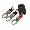 Gift Creative Leather Keyfob Motorcycle Hanger Hand Woven Buckle Key Chain Key Rings Car Key Holder