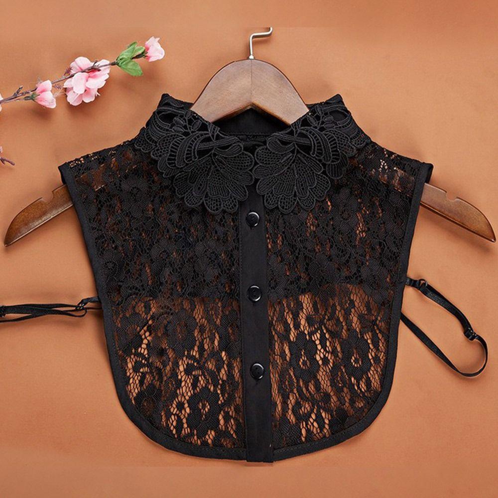 Lace False Collar Detachable Neckline Clothes Accessory Fake Collar  Women Girls