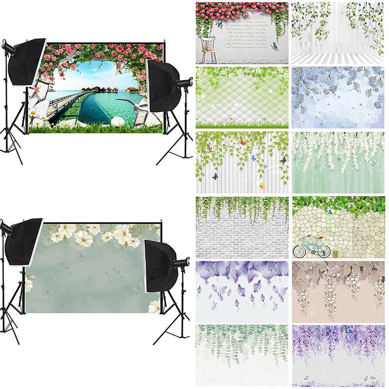Floral Vine Wallpaper Backdrop,Romantic Ambiance Backdrop for Weddings,Spring/Summer Events,Flower Decor,Party Backdrop,Photo Gallery