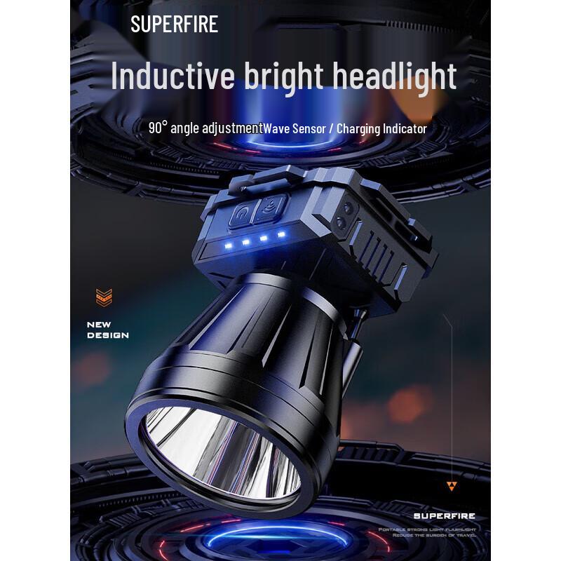 

Shenhuo MX86 LED Rechargeable Induction Headlamp