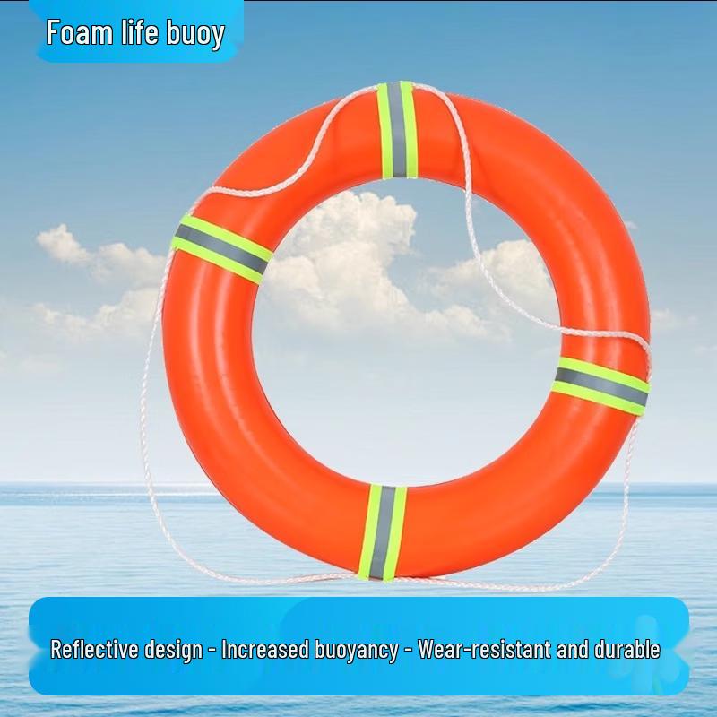 PVC Foam Lifebuoy with Reflective Rope