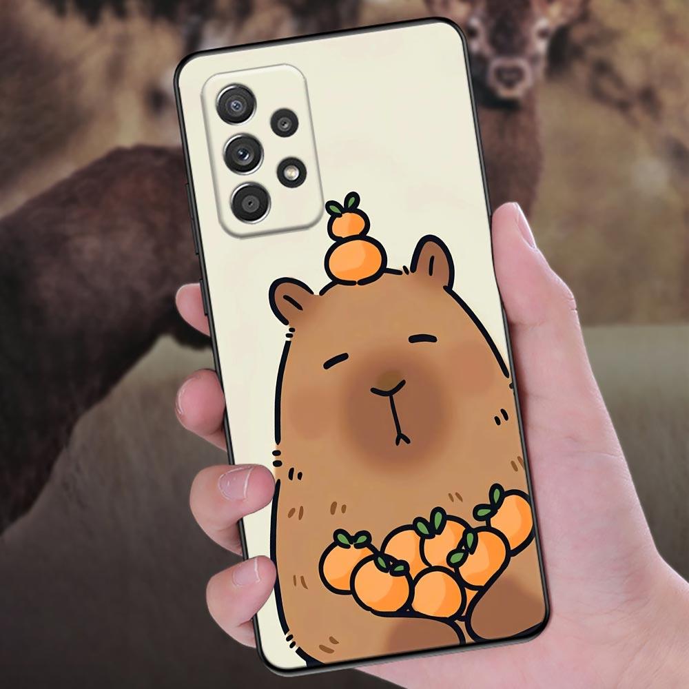 Capybara Niedliche Handyhülle Für Samsung Galaxy A57 A56 A37 A55 A36 A26 A54 A52 A35 A34 A25 A17 A16 A15 A07 A06 Weiche Silikonhülle