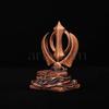 Khanda Sahib Idol, Sikh-Religionssymbol, Khanda-Statue für das Auto-Armaturenbrett, Idol für Pooja, Bürotisch, Dekoration, Geschenkartikel