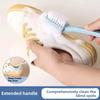 Five-sided Shoe Brush, Household Shoe Cleaning Long-handled Soft-bristled Clothes Brush, Non-shedding Shoe Cleaning Brush