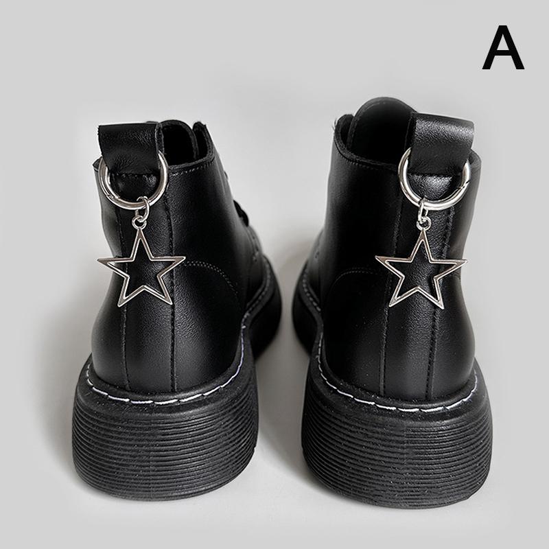 

2 шт./компл. Большие полые звезды подвески ботинки Martin парусиновые туфли пряжки украшения сердечки обувь аксессуары милые крутые туфли ювелирные изделия as the picture