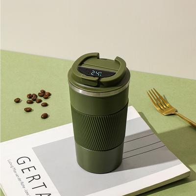 510ml Stainless Steel Coffee Cup 304 Coffee Thermos Mug Leak-Proof Non-Slip Car Vacuum Flask Travel Thermal Cafe  Copo Cup Water Bottle