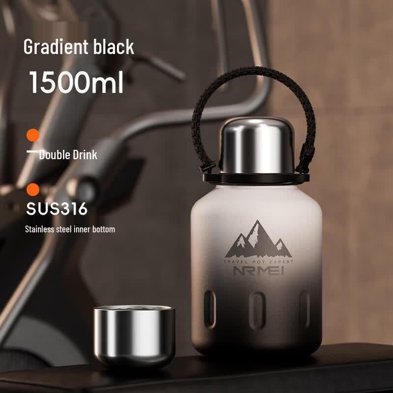 Youluo 2L Insulated Outdoor Water Bottle with Straw