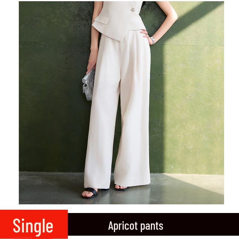 Women's High-End Linen Vest Suit: 2026 Cross-Border Casual Waistcoat Set