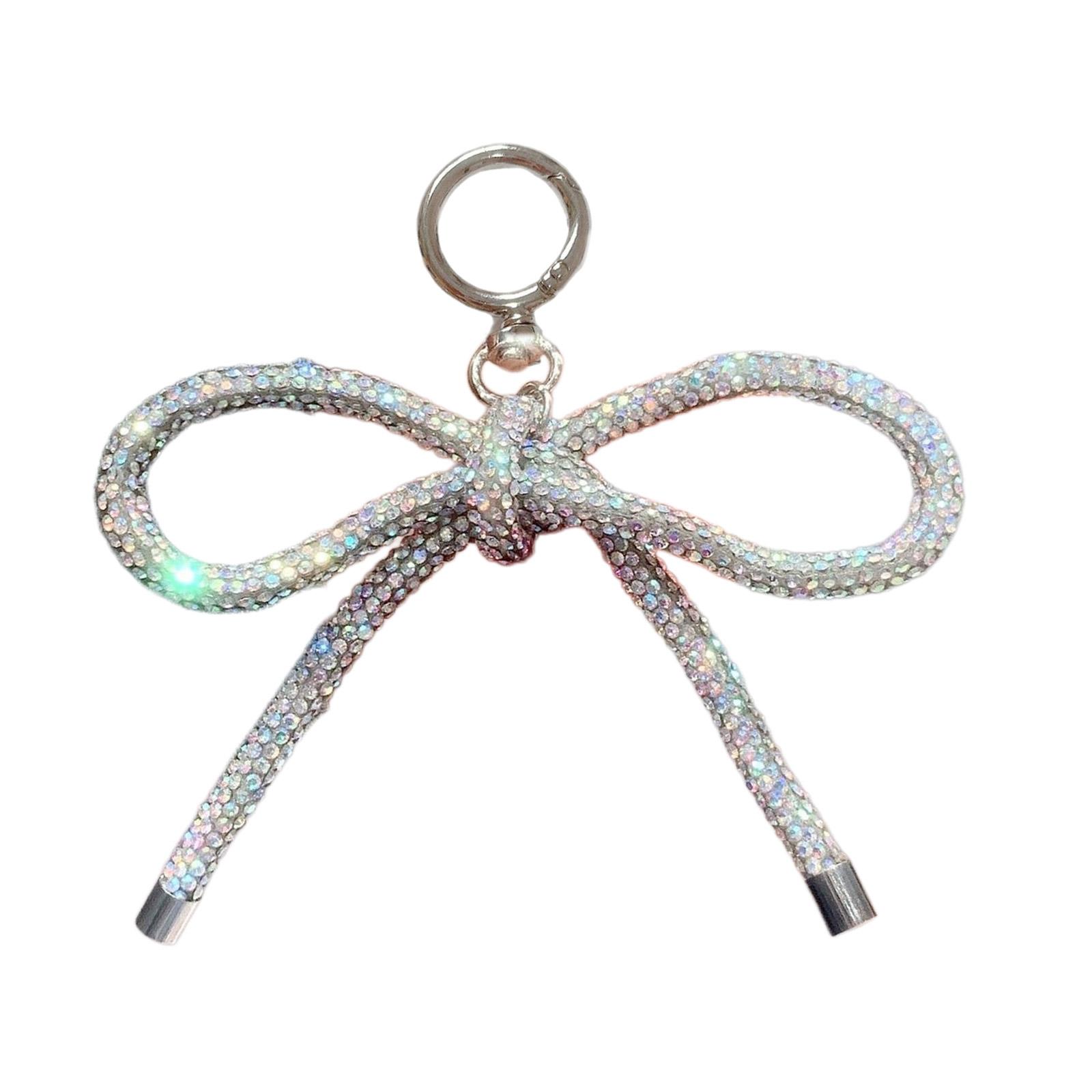 

Ослепительный брелок-шарм с бантиком из стразов, шарм для телефона, брелоки с бантиком, аксессуары для брелока для повседневной и праздничной носки 9