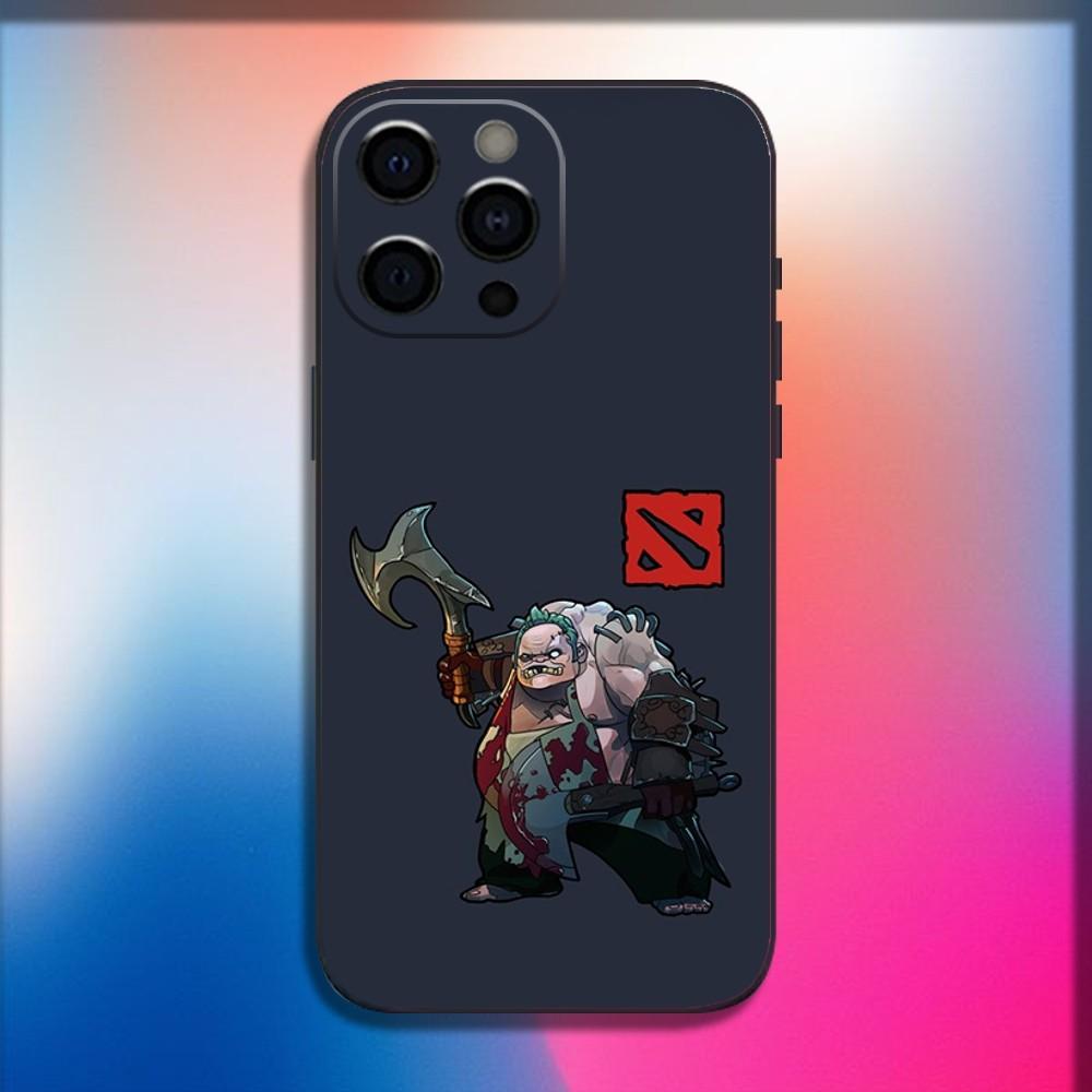 D-Dota 2 Cool Game Phone Case For iPhone 16,15,14,13,12,11,Pro,X,XS,Max,XR,Plus,Mini Soft Black Cover