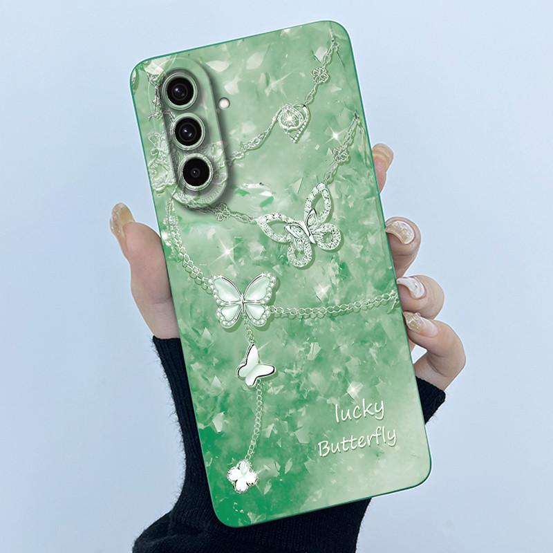 For Samsung Galaxy A37 A57 5G Case Fashion Simplicity Oil Painting Flower Silicone Soft Casing New Design Shockproof Back Cover