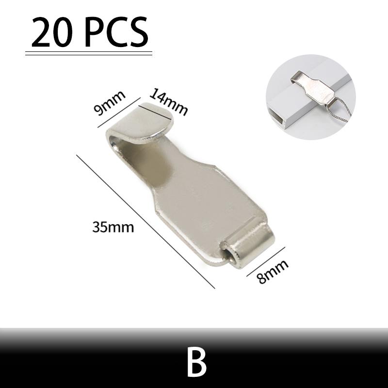 

20 шт./S-образные крючки, Различные стили крючков для выставочных рельсов для художественной живописи, Подходят для систем подвески изображений в галереях