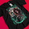 Demon Slayer Shirt Sanemi Shinazugawa Tshirt Tanjiro T-Shirt Muzan Kokushibo Tee BB703