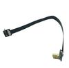 50cm Flat Cable for FPV HDTV Aerial 90 Degree Down Angle FPV Mini HDMI Male to 90 Degree Down Angle HDMI Male FPC Conversion Cable Multi-Camera