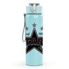 1PC Dark Star Vintage Badge 750ml Color Plastic Sports Water Bottle Leakproof Flip Straw Lid Suitable for Sports Office Home Use