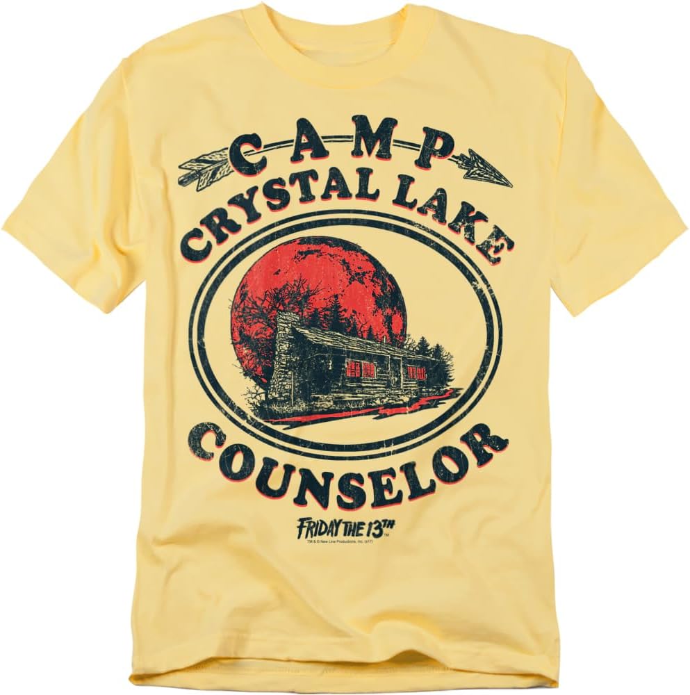 

Popfunk Friday The 13th Game Camp Crystal Lake Counselor T Shirt Athletic Heather S разноцветный
